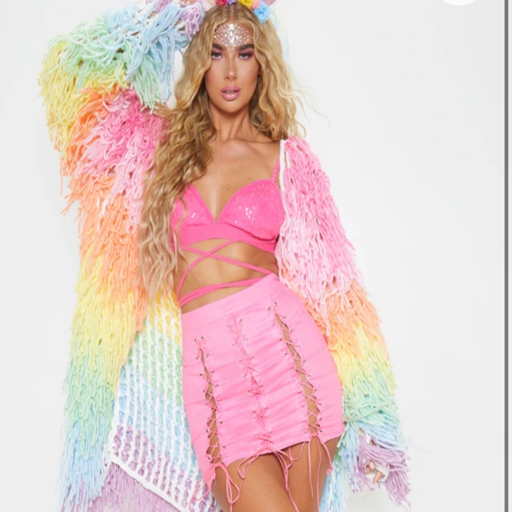 Pretty little thing shaggy coat